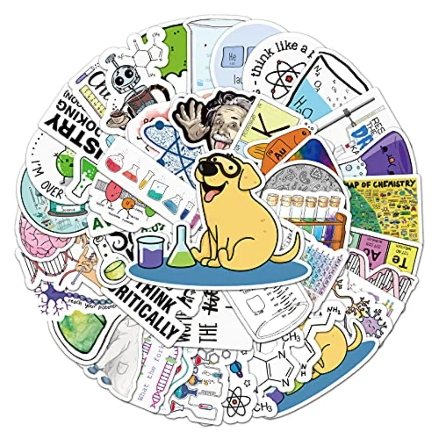 50PCS Pack Chemical Laboratory Equations Chemistry Stickers for DIY Laptops Stationery Phone Case Skateboard Gifts Decals for B
50PCS Pack Chemical Laboratory Equations Chemistry Stickers for DIY Laptops Stationery Phone Case Skateboard Gifts Decals for B