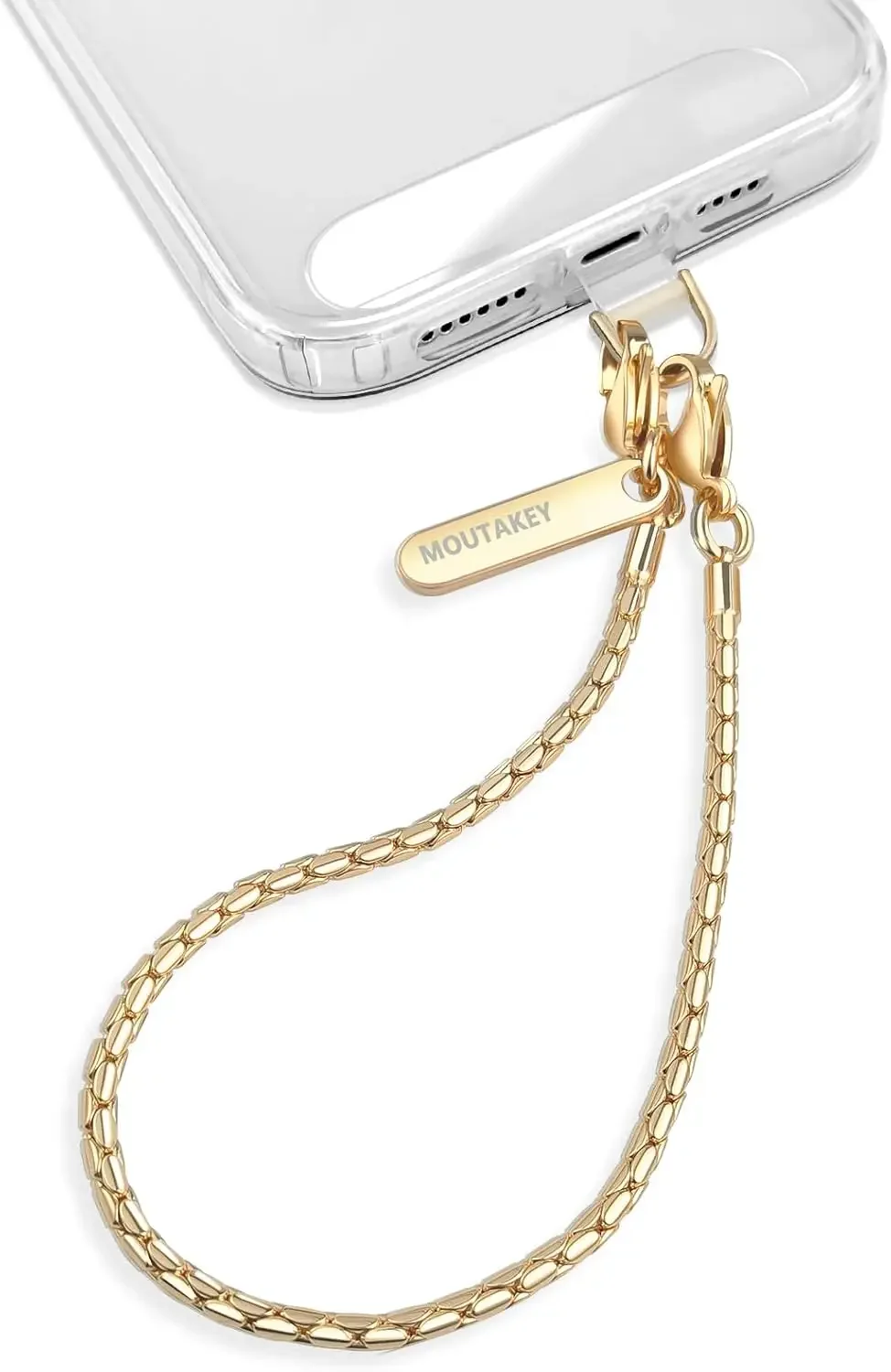 Detachable Metal Phone Wrist Strap With Tether Tabs For Women & Girls - Shopping, Travel, Party & Walking Accessory
Detachable Metal Phone Wrist Strap With Tether Tabs For Women & Girls - Shopping, Travel, Party & Walking Accessory