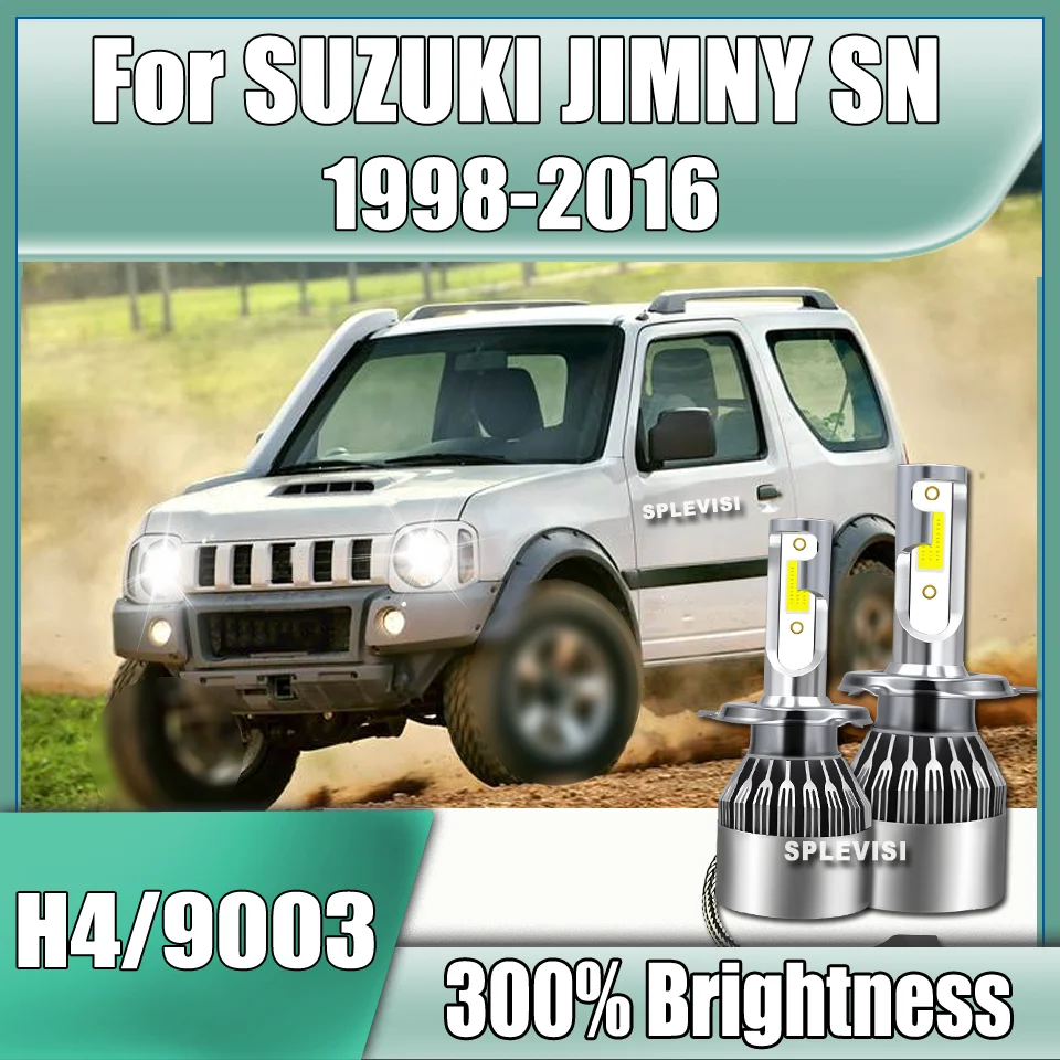 Car Headlight H4 LED Lamp Aluminum For SUZUKI JIMNY SN 1998 1999 2000 2001 2002 2003 2004 2005 2006 2007 2008 2009 2010-2016
Car Headlight H4 LED Lamp Aluminum For SUZUKI JIMNY SN 1998 1999 2000 2001 2002 2003 2004 2005 2006 2007 2008 2009 2010-2016