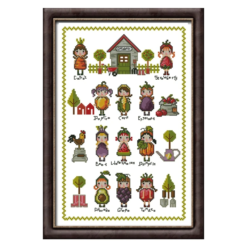 The cross-stitch set 28CT, 18CT, 14CT and 11CT can be selected from the hand-made material pack of printed fabric saga Mini Farm
The cross-stitch set 28CT, 18CT, 14CT and 11CT can be selected from the hand-made material pack of printed fabric saga Mini Farm