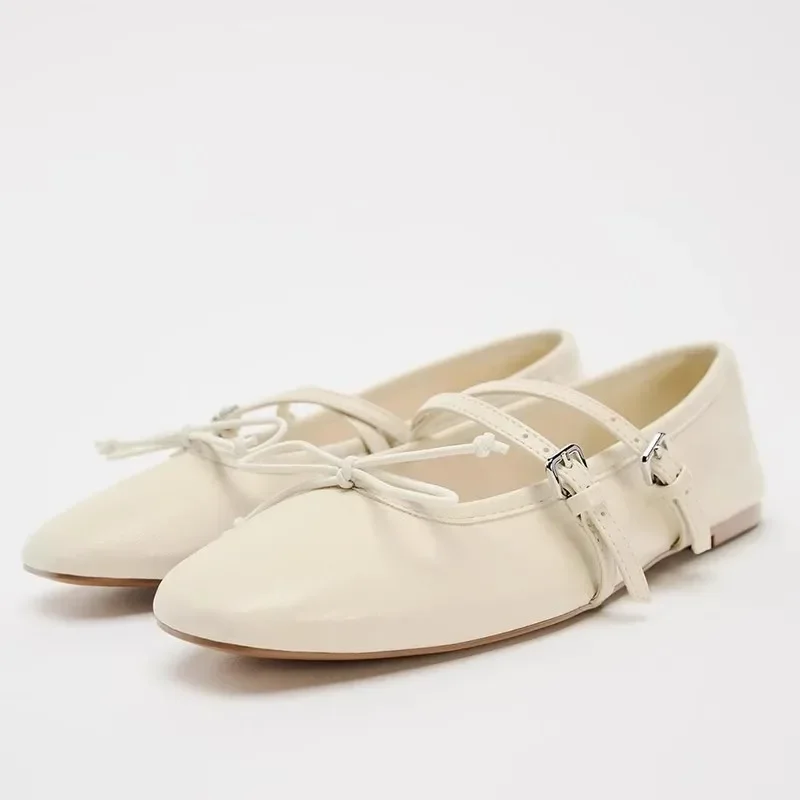 Women's Mary Jane Shoes 2024 Summer Classic Design Bow Soft and Comfortable Versatile Casual Cross Strap Ladies Ballet Flats
Women's Mary Jane Shoes 2024 Summer Classic Design Bow Soft and Comfortable Versatile Casual Cross Strap Ladies Ballet Flats