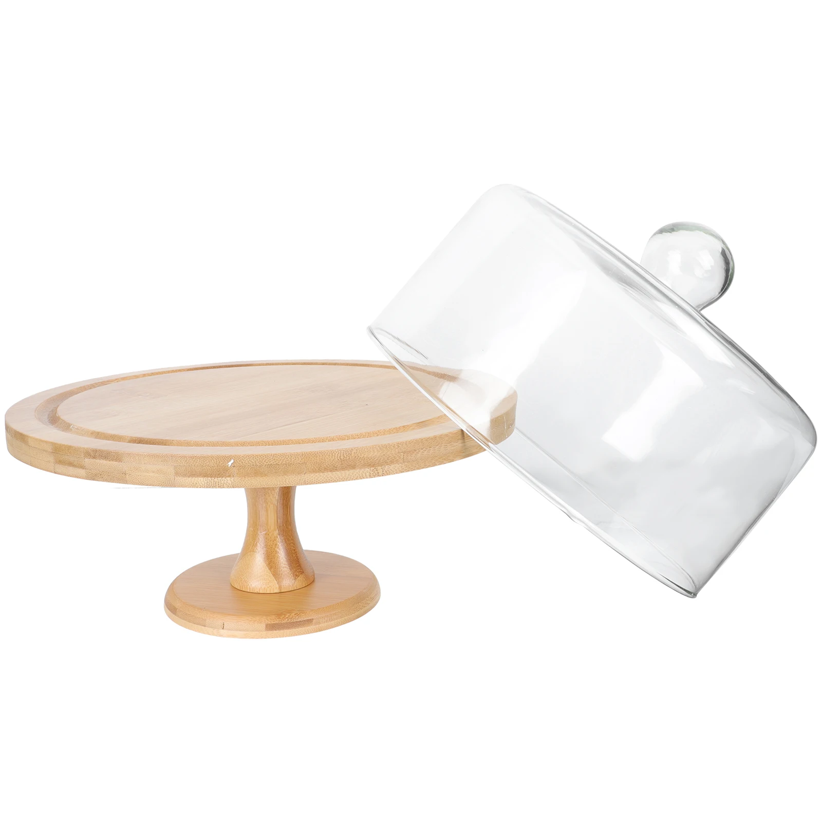 Cake Stand Dessert Tray Wood Glass Quality Reusable Easy Clean Fruit Candy Display Cake Holder With Glass Cover Holder
Cake Stand Dessert Tray Wood Glass Quality Reusable Easy Clean Fruit Candy Display Cake Holder With Glass Cover Holder