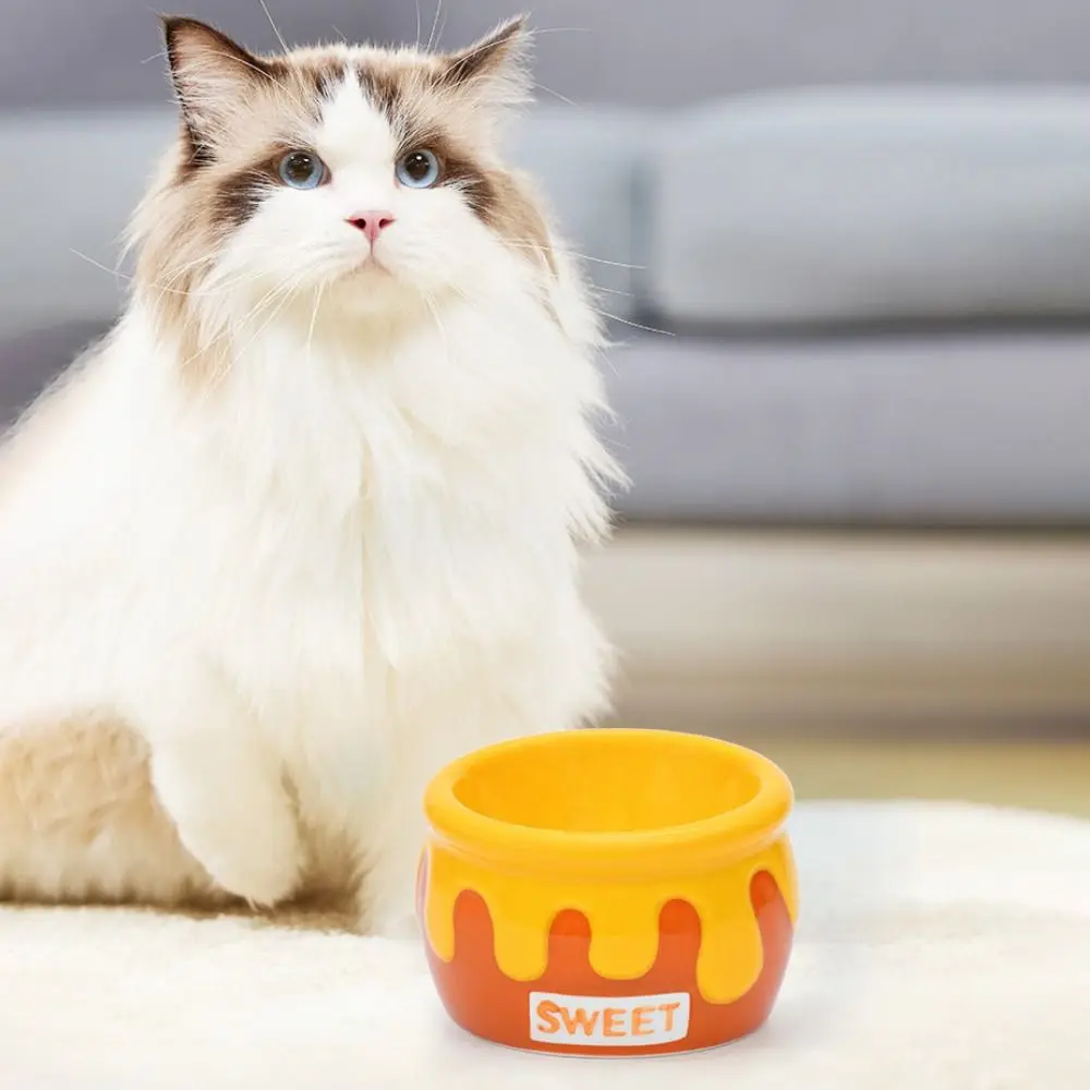 Anti Knock Ceramic Cat Bowl Creative Cute Dog Food Feeding Basin Anti Tipping Non-slip Cats Drinking Feeder Neck Protection
Anti Knock Ceramic Cat Bowl Creative Cute Dog Food Feeding Basin Anti Tipping Non-slip Cats Drinking Feeder Neck Protection