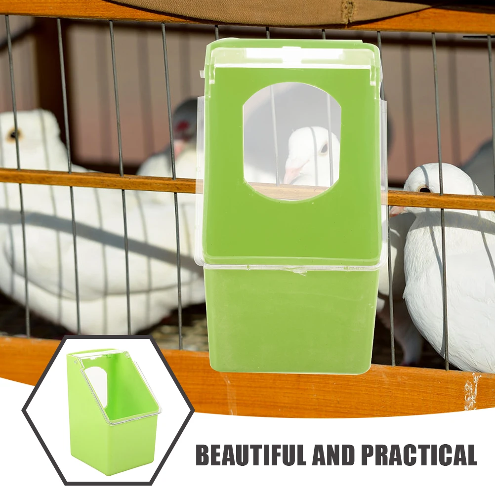 4pcs Hanging Box Trough Pigeon Large Capacity Bird Cage Accessory Food Dispenser Plastic Pet Feeder For Cage Parrot Feeding Box
4pcs Hanging Box Trough Pigeon Large Capacity Bird Cage Accessory Food Dispenser Plastic Pet Feeder For Cage Parrot Feeding Box