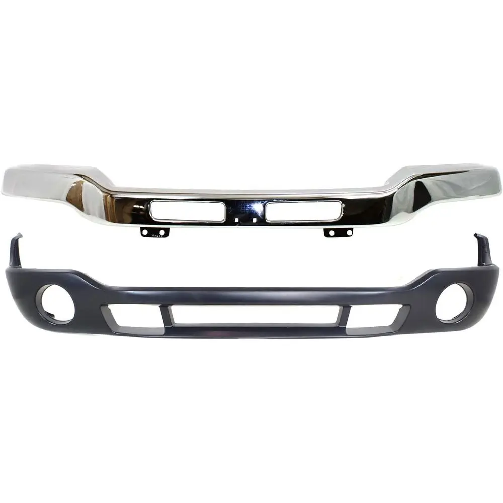 Front Bumper Replacement Kit for GMC Sierra 1500 2500 3500 2003-2006, Chrome Steel, Automotive Exterior Accessories Replaces #15
Front Bumper Replacement Kit for GMC Sierra 1500 2500 3500 2003-2006, Chrome Steel, Automotive Exterior Accessories Replaces #15