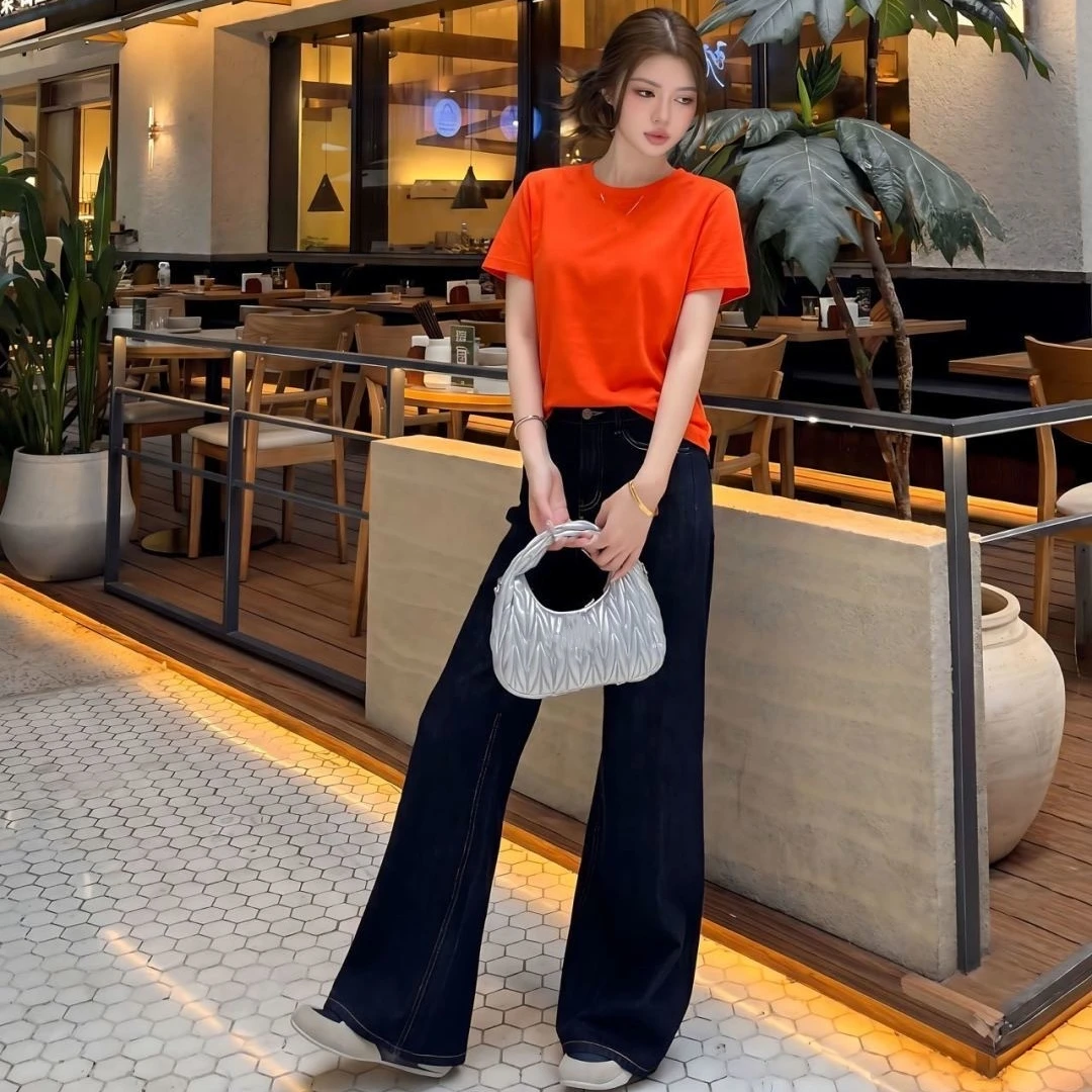 Elegant Pure Cotton round Neck Short Sleeve Women's Top Casual Spring New Style Simple Color Commute Style Knitted Sweater
Elegant Pure Cotton round Neck Short Sleeve Women's Top Casual Spring New Style Simple Color Commute Style Knitted Sweater
