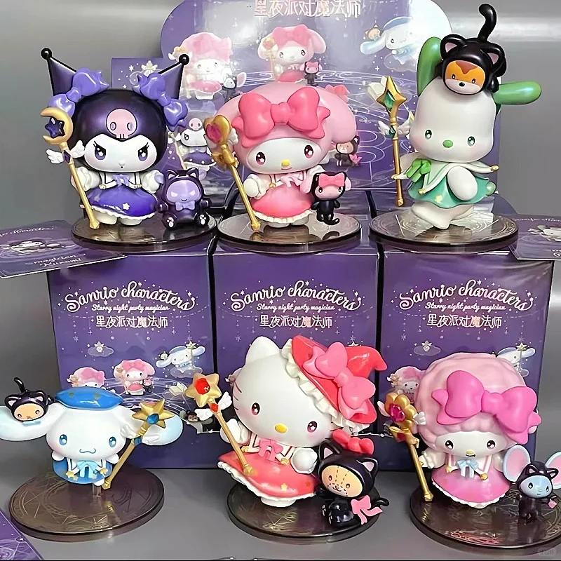 Genuine Starry Night Party Magician Series Blind Box Kuromi Melody Cinnamoroll Kitty Pochacco Anime Mystery Box Ornament Gift
Genuine Starry Night Party Magician Series Blind Box Kuromi Melody Cinnamoroll Kitty Pochacco Anime Mystery Box Ornament Gift
