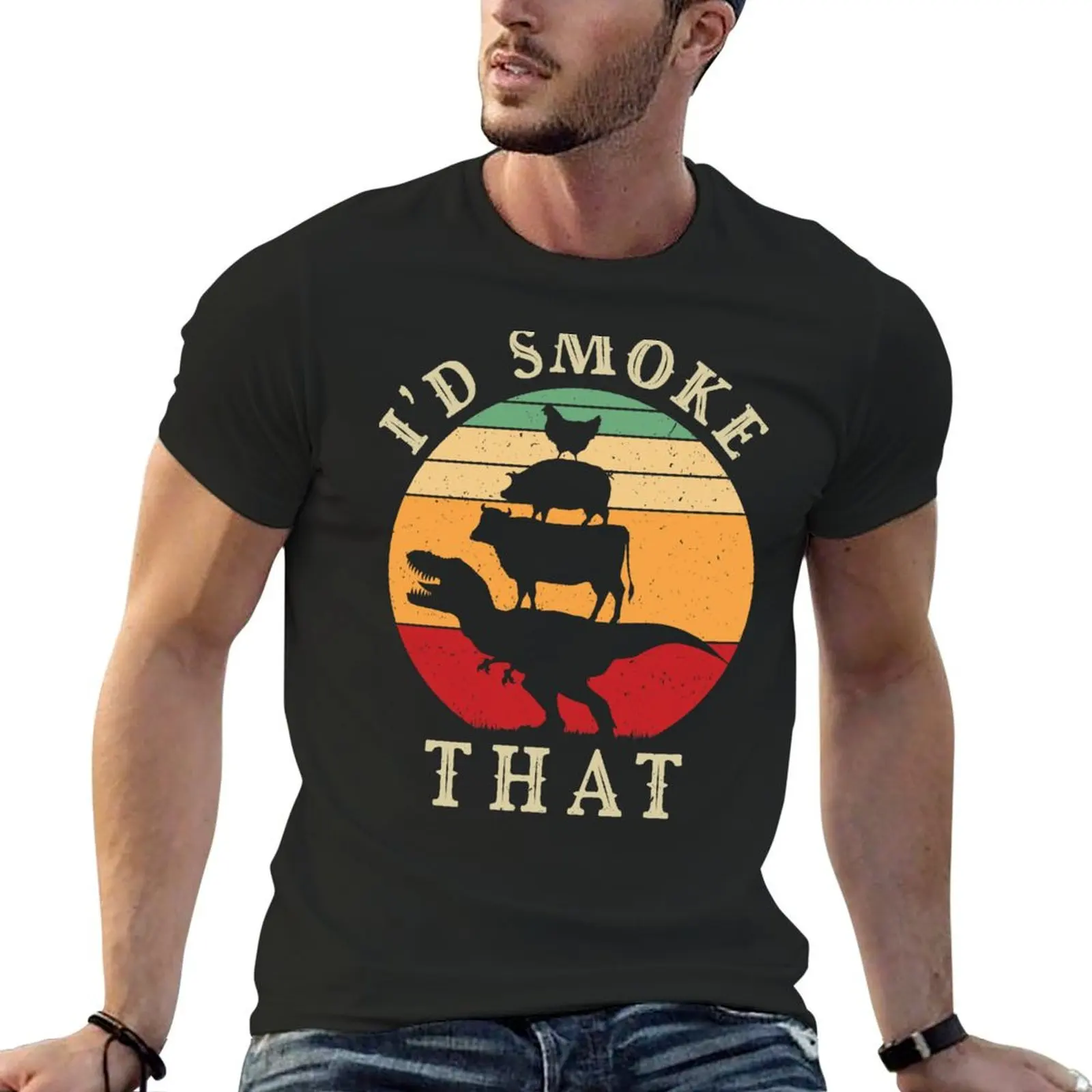 I'd Smoke That Perfect Pitmaster Gift Meat Grilling Barbecue Meat Smoker T-rex T-Shirt tops clothing for men
I'd Smoke That Perfect Pitmaster Gift Meat Grilling Barbecue Meat Smoker T-rex T-Shirt tops clothing for men