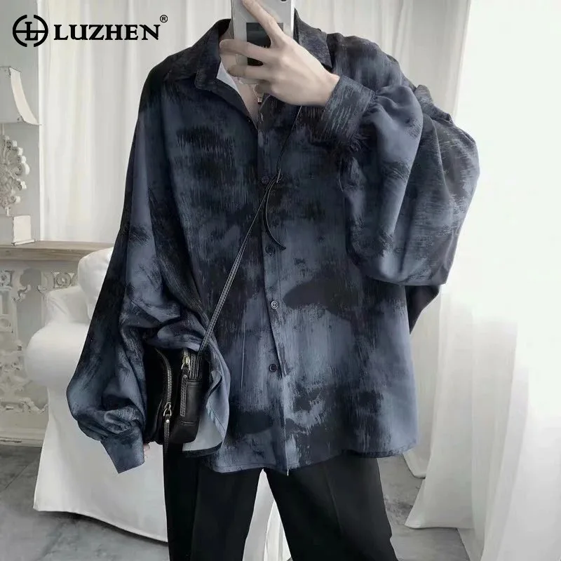 LUZHEN 2025 New Original Elegant Ink Ejection Printed Long Sleeve Shirt Men's Fashion Handsome Korean Casual Clothes Tops JY2821
LUZHEN 2025 New Original Elegant Ink Ejection Printed Long Sleeve Shirt Men's Fashion Handsome Korean Casual Clothes Tops JY2821