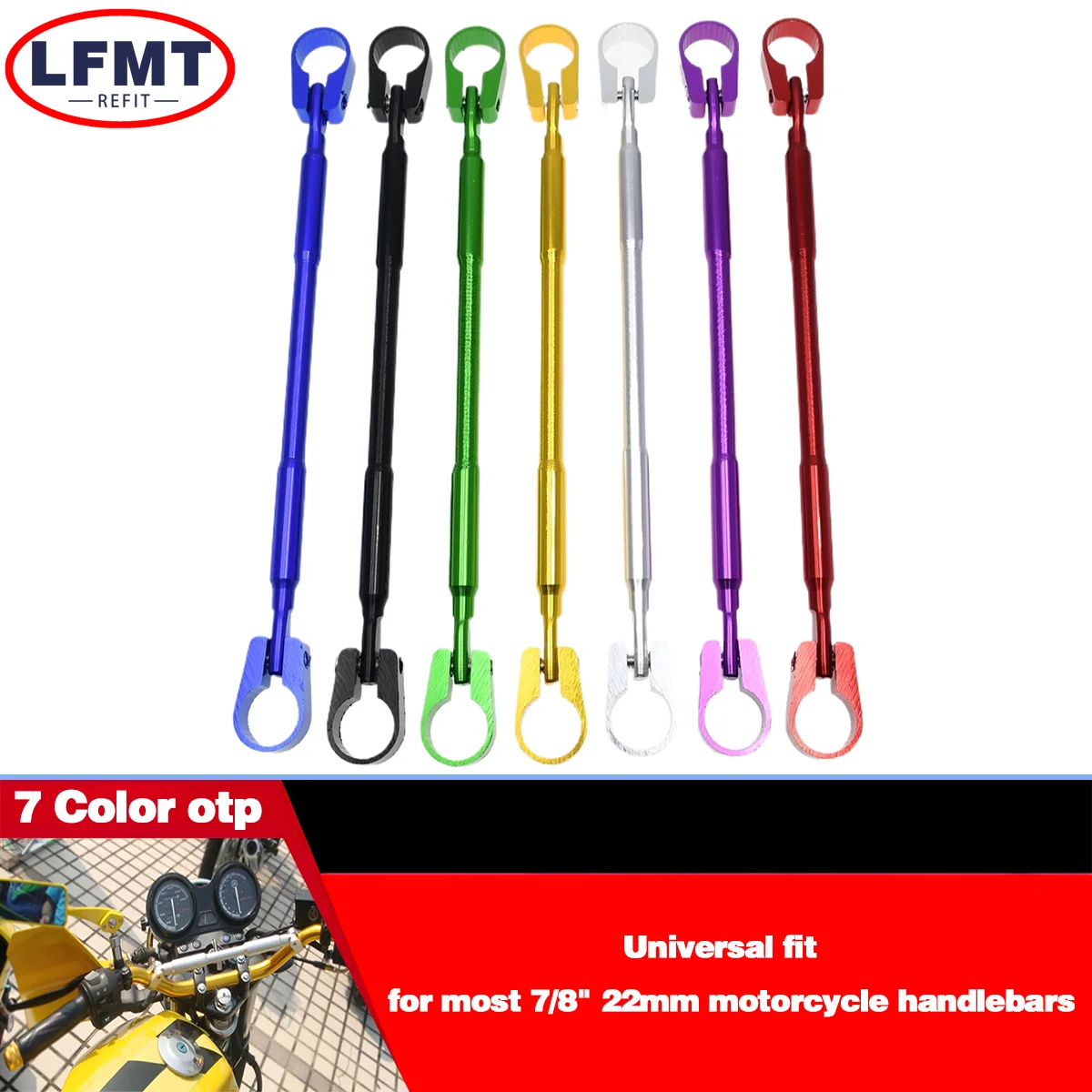 CNC Aluminum Handle Bar Cross Bar Steering Strength Lever Balance Lever 7/8" 22mm Handlebar YZF CRF Motorcycle Universal Parts
CNC Aluminum Handle Bar Cross Bar Steering Strength Lever Balance Lever 7/8" 22mm Handlebar YZF CRF Motorcycle Universal Parts