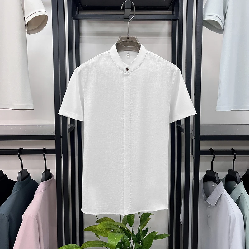 Summer New Style Men's Solid Color Fashionable Casual Breathable Comfortable Skin-Friendly Shirt
Summer New Style Men's Solid Color Fashionable Casual Breathable Comfortable Skin-Friendly Shirt