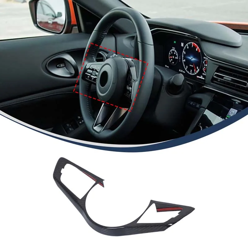 Для Nissan Fairlady Z RZ34 400Z 2023-2024 настоящее углеродное волокно, кнопка рулевого колеса автомобиля, рамка, накладка, аксессуары для интерьера автомобиля
Для Nissan Fairlady Z RZ34 400Z 2023-2024 настоящее углеродное волокно, кнопка рулевого колеса автомобиля, рамка, накладка, аксессуары для интерьера автомобиля