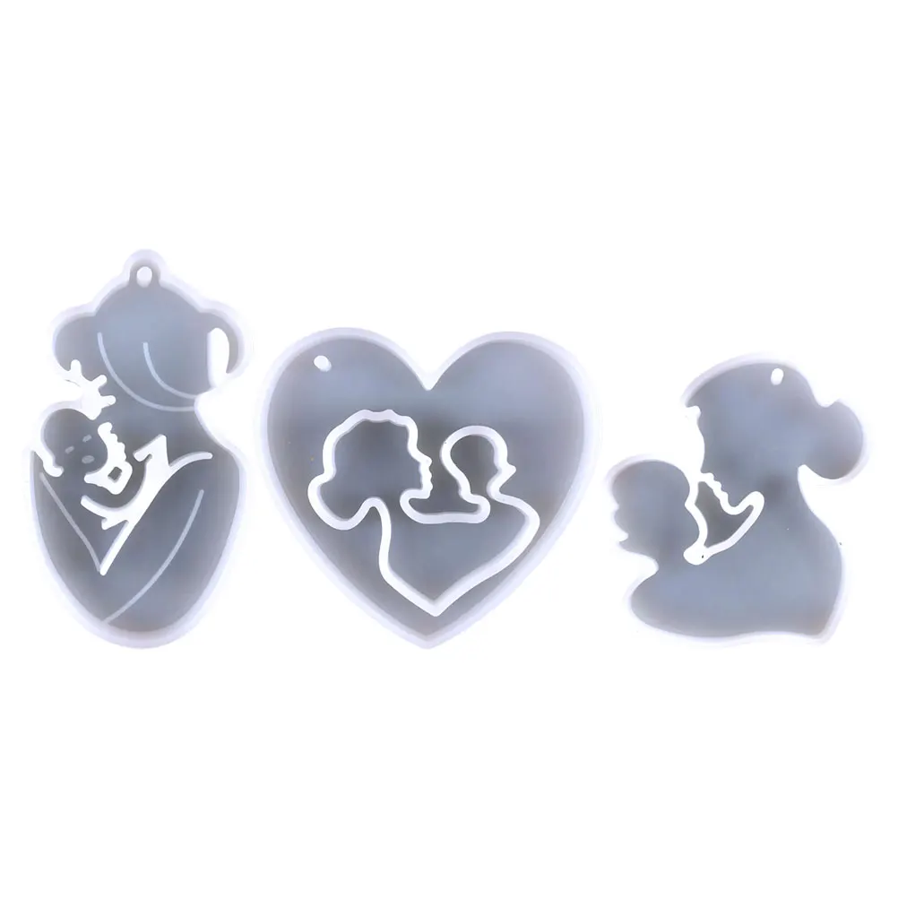 3pcs Silicone Keychain Mold Heart Shaped DIY Epoxy Resin Pendant Making Mother's Day Gift Jewelry Accessories Reusable
3pcs Silicone Keychain Mold Heart Shaped DIY Epoxy Resin Pendant Making Mother's Day Gift Jewelry Accessories Reusable