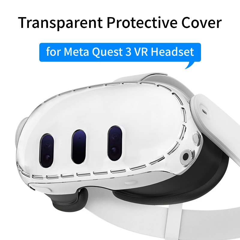 Прозрачный защитный чехол на шлем для шлема Meta Quest 3 VR защита против царапин Обложка для Oculus Quest 3 Аксессуары
Прозрачный защитный чехол на шлем для шлема Meta Quest 3 VR защита против царапин Обложка для Oculus Quest 3 Аксессуары