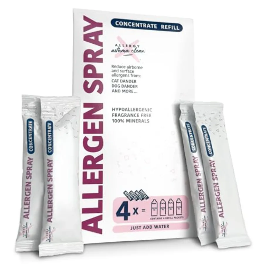 Allergen Spray Concentrate 4 Pack Use Your Own Bottle Over 128oz total
Allergen Spray Concentrate 4 Pack Use Your Own Bottle Over 128oz total