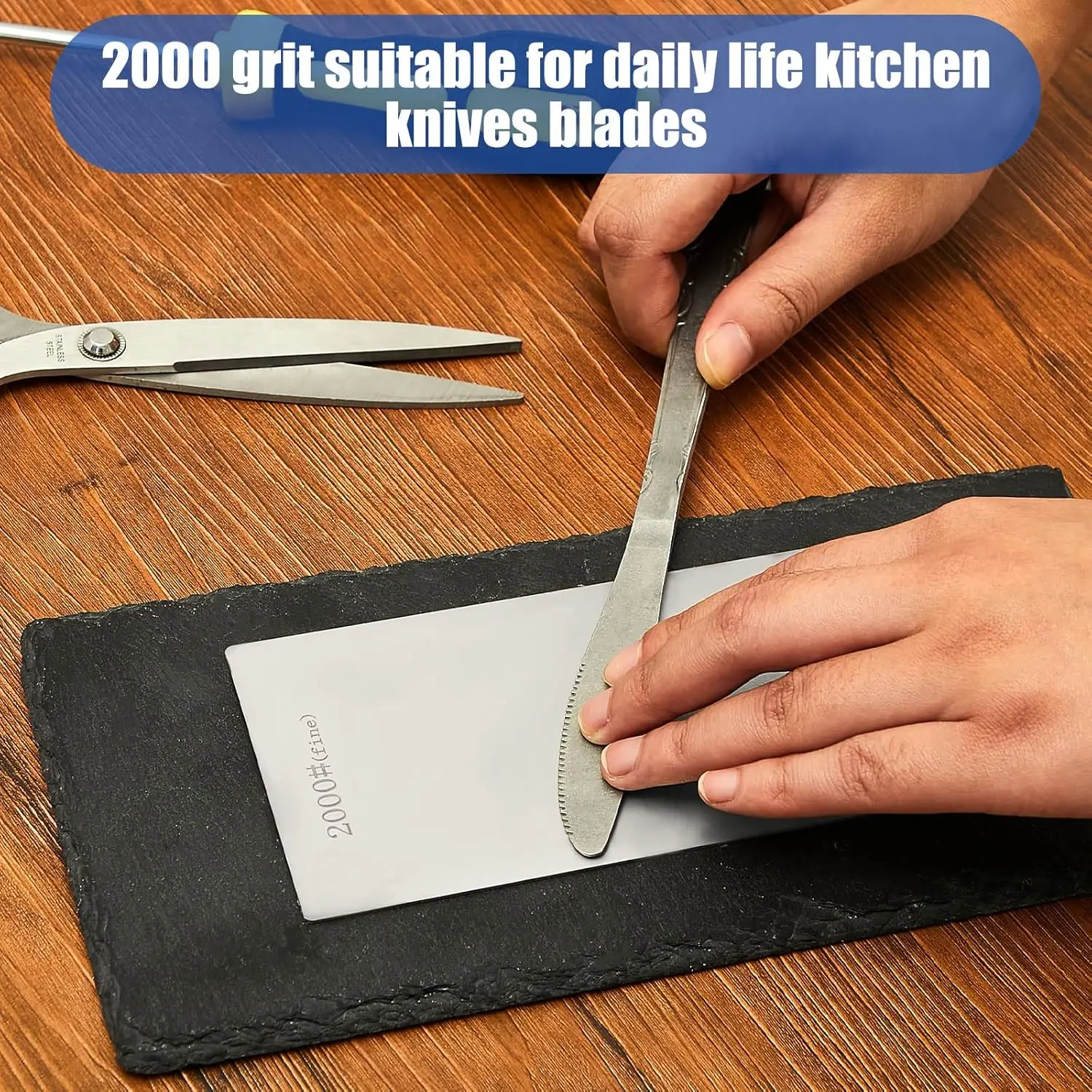 3PCS Diamond Sharpening Stone Diamond Knife Sharpener Plate Honing Whetstone For Kitchen Sharpening Dull, Blunt Or Tired Edges
3PCS Diamond Sharpening Stone Diamond Knife Sharpener Plate Honing Whetstone For Kitchen Sharpening Dull, Blunt Or Tired Edges
