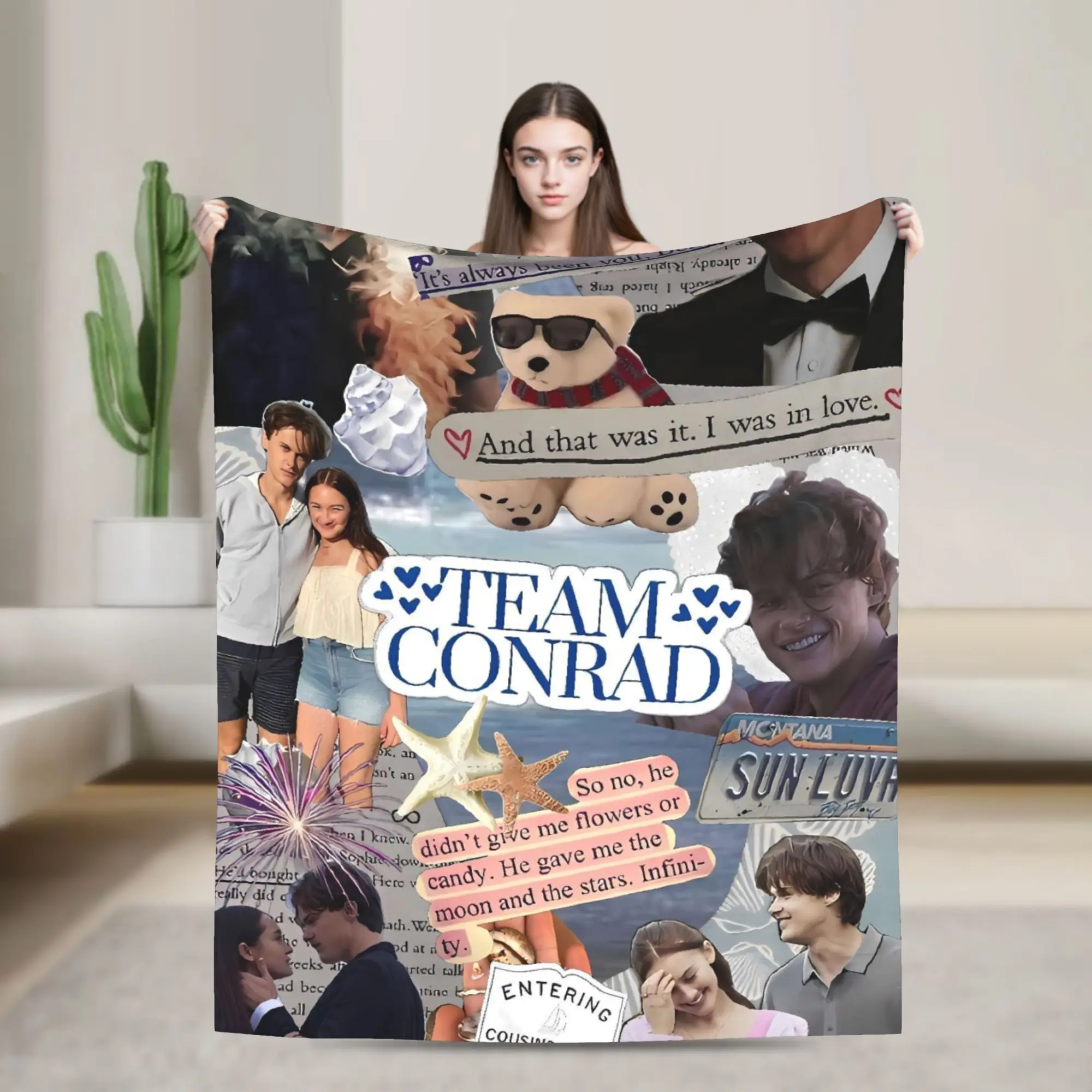 Cousins Beach Team Conrad The Summer I Turned Pretty Blanket Warm Soft Throw Blanket Winter Camping Outdoor Fashion Bedspread
Cousins Beach Team Conrad The Summer I Turned Pretty Blanket Warm Soft Throw Blanket Winter Camping Outdoor Fashion Bedspread