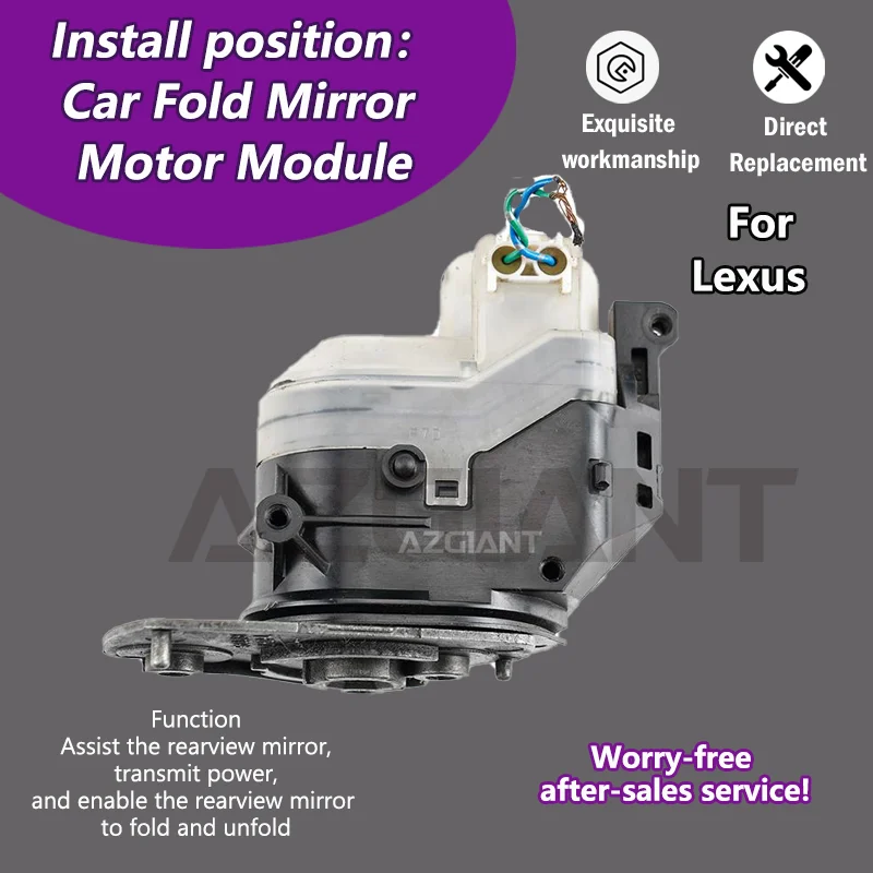 AZGIANT Car Door Power Folding Side Mirrors Motor Module For Lexus GS300 GS430 GS460 GS350 GS450h replacement Professional R/L
AZGIANT Car Door Power Folding Side Mirrors Motor Module For Lexus GS300 GS430 GS460 GS350 GS450h replacement Professional R/L