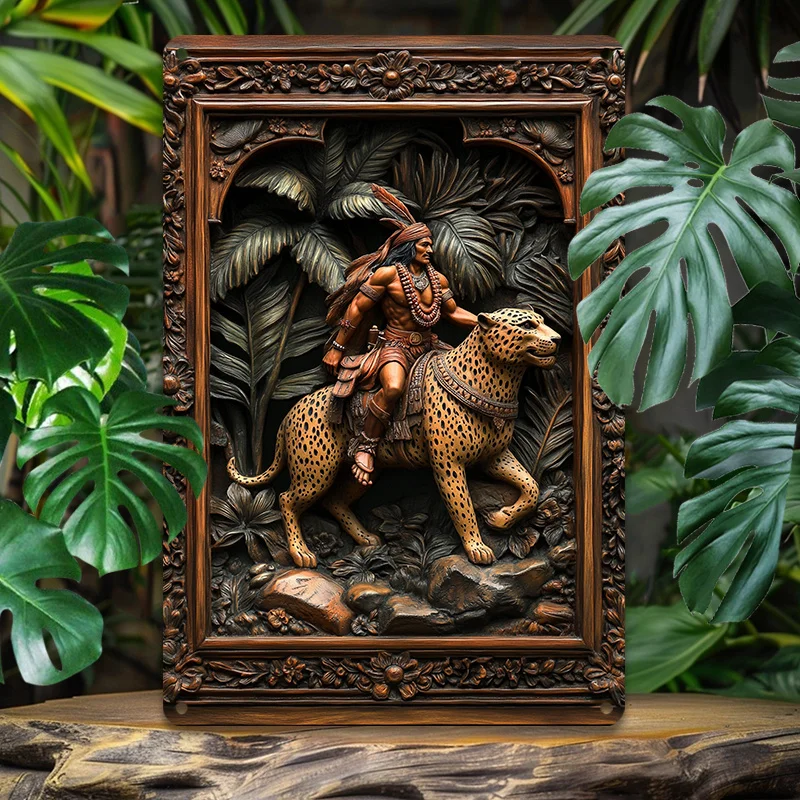 Vintage Indian Warrior & Leopard Aluminum Wall Art, Metal Tin Sign for Bedroom, Living Room Decor | Durable, Easy-to-Install
Vintage Indian Warrior & Leopard Aluminum Wall Art, Metal Tin Sign for Bedroom, Living Room Decor | Durable, Easy-to-Install