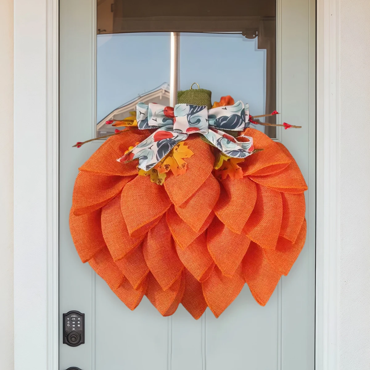 Осенний венок из тыквы с бантами и ягодами, 13,78 дюйма, осенние украшения для входной двери для домашнего крыльца, Хэллоуина, Рождества, Настенный декор
Осенний венок из тыквы с бантами и ягодами, 13,78 дюйма, осенние украшения для входной двери для домашнего крыльца, Хэллоуина, Рождества, Настенный декор