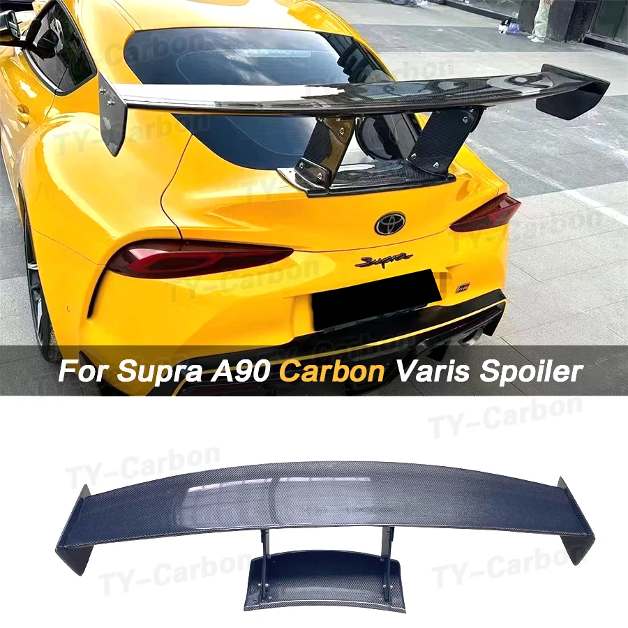 Real Carbon Fiber VRS Style Spoiler For Toyota Supra GR MK5 A90 A91 Trunk Spoiler Flaps Rear Wing Car Trunk Diverter FRP 2019+
Real Carbon Fiber VRS Style Spoiler For Toyota Supra GR MK5 A90 A91 Trunk Spoiler Flaps Rear Wing Car Trunk Diverter FRP 2019+