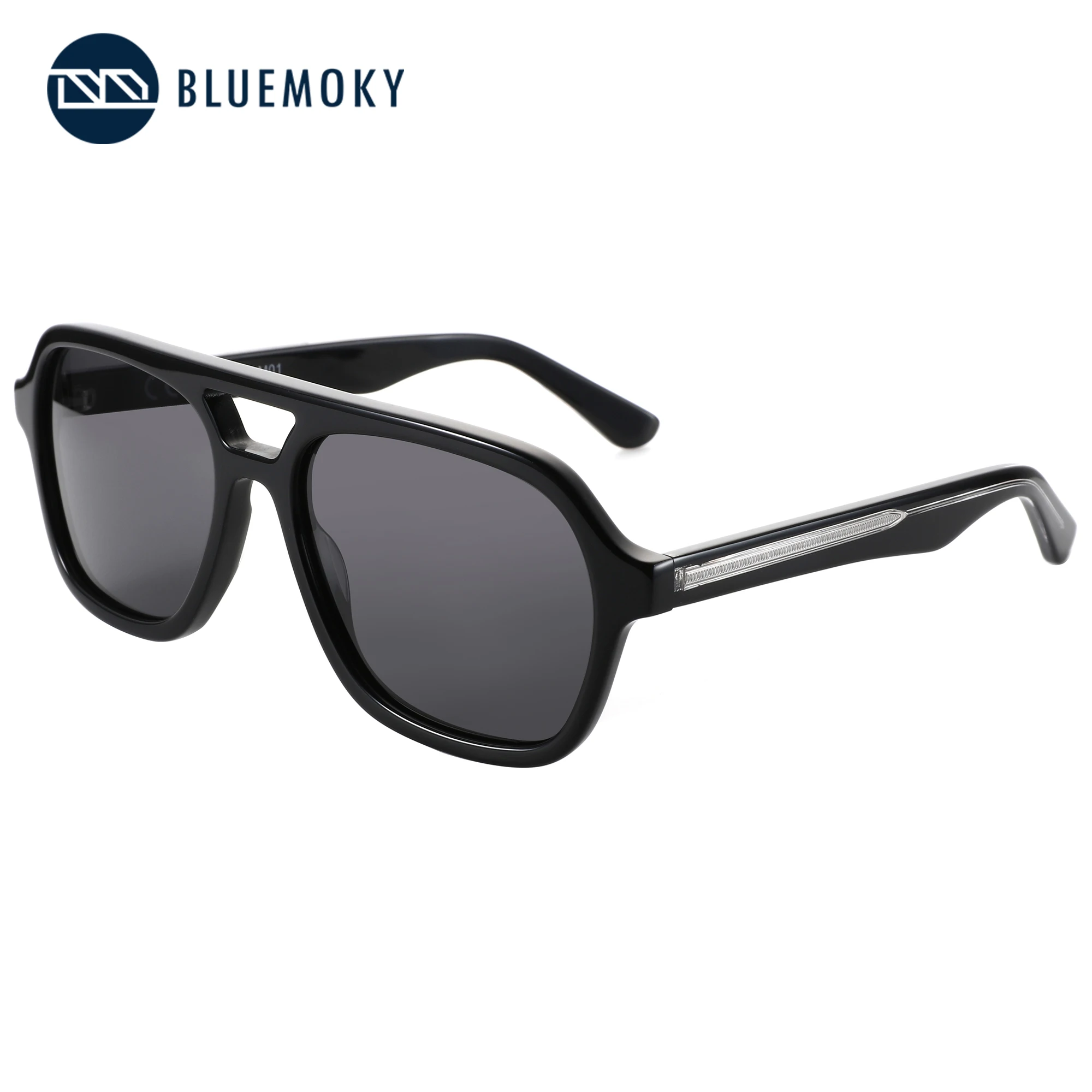BLUEMOKY Stylish Women‘s Acetate Polarized Sunglasses Aviator Double Bridge Design UV400 Protection Sun Glasses
BLUEMOKY Stylish Women‘s Acetate Polarized Sunglasses Aviator Double Bridge Design UV400 Protection Sun Glasses