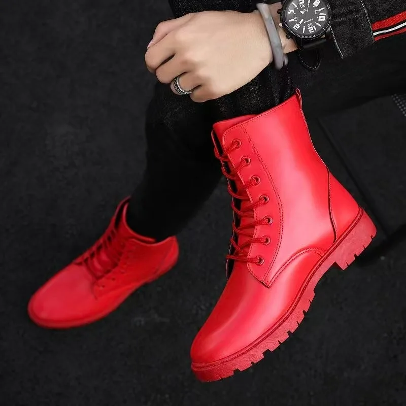 Новинка 2026, мужские ботильоны, стильная прогулочная обувь, удобные деловые мужские туфли-боты с высоким берцем, однотонные короткие ботинки 38–4
Новинка 2026, мужские ботильоны, стильная прогулочная обувь, удобные деловые мужские туфли-боты с высоким берцем, однотонные короткие ботинки 38–4