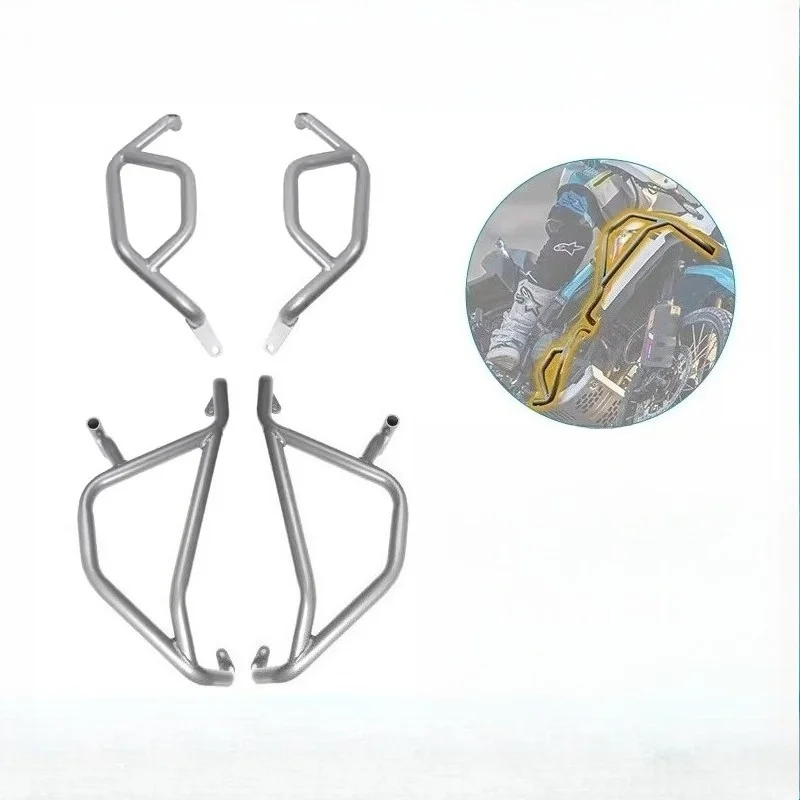 The Motorcycle Off-road Upper and Lower Guard Bars Bumper Modification and Protective Bar Are Suitable for CF450MT
The Motorcycle Off-road Upper and Lower Guard Bars Bumper Modification and Protective Bar Are Suitable for CF450MT