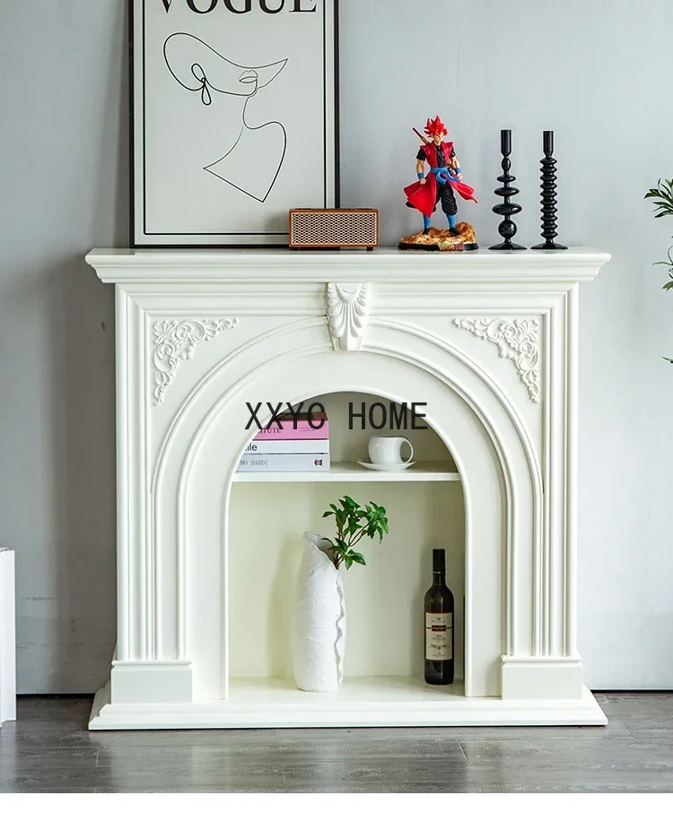 Французский камин из цельного дерева, современный минималистичный входной шкаф, европейский камин с имитацией гостиной
Французский камин из цельного дерева, современный минималистичный входной шкаф, европейский камин с имитацией гостиной