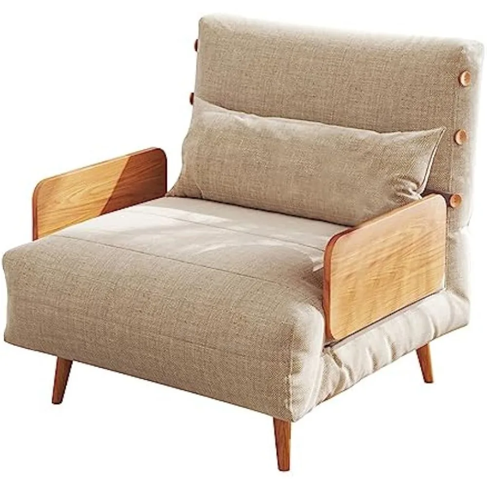 Convertible Chair Bed, Sleeper Sofa Bed, Leisure Chaise Lounge Couch with Sturdy Wood Frame for Home & Office
Convertible Chair Bed, Sleeper Sofa Bed, Leisure Chaise Lounge Couch with Sturdy Wood Frame for Home & Office