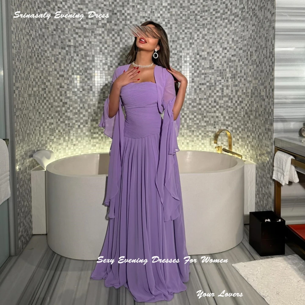 Customized Chiffon Lilac Ruffles Evening Dresses Cocktail Party Gowns Floor-length Mermaid Formal Half Sleeve Prom Dress 2025
Customized Chiffon Lilac Ruffles Evening Dresses Cocktail Party Gowns Floor-length Mermaid Formal Half Sleeve Prom Dress 2025