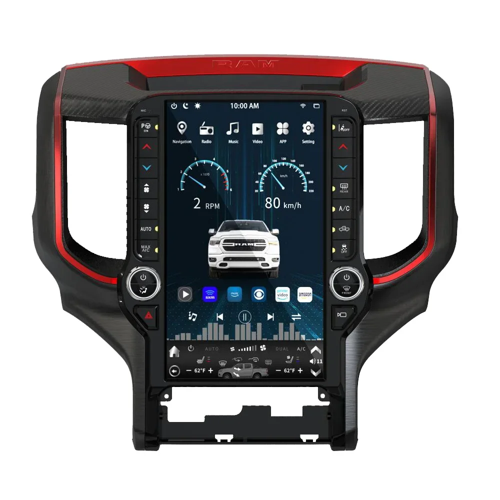 13.6" For Dodge Ram 2019-2023 Carplay Navigation Android multimedia Video Player Big Qled Screen Stereo Head Uint Auto Car Radio
13.6" For Dodge Ram 2019-2023 Carplay Navigation Android multimedia Video Player Big Qled Screen Stereo Head Uint Auto Car Radio