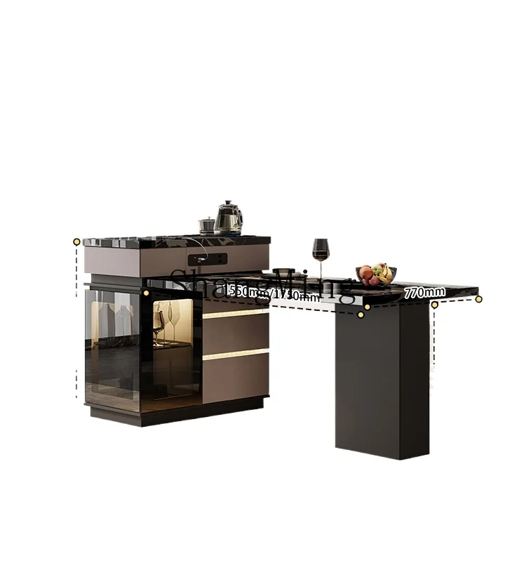 LXY household retractable table kettle integrated minimalist rock slab dining table and chair combination dining table
LXY household retractable table kettle integrated minimalist rock slab dining table and chair combination dining table