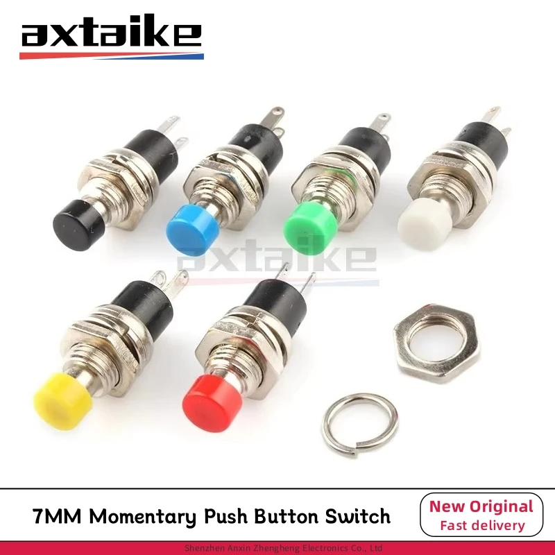 10PCS 7MM Momentary Push Button Switch PBS-110 Press The Reset Lockless Switch Momentary ON OFF Push Button Micro Normally Open
10PCS 7MM Momentary Push Button Switch PBS-110 Press The Reset Lockless Switch Momentary ON OFF Push Button Micro Normally Open