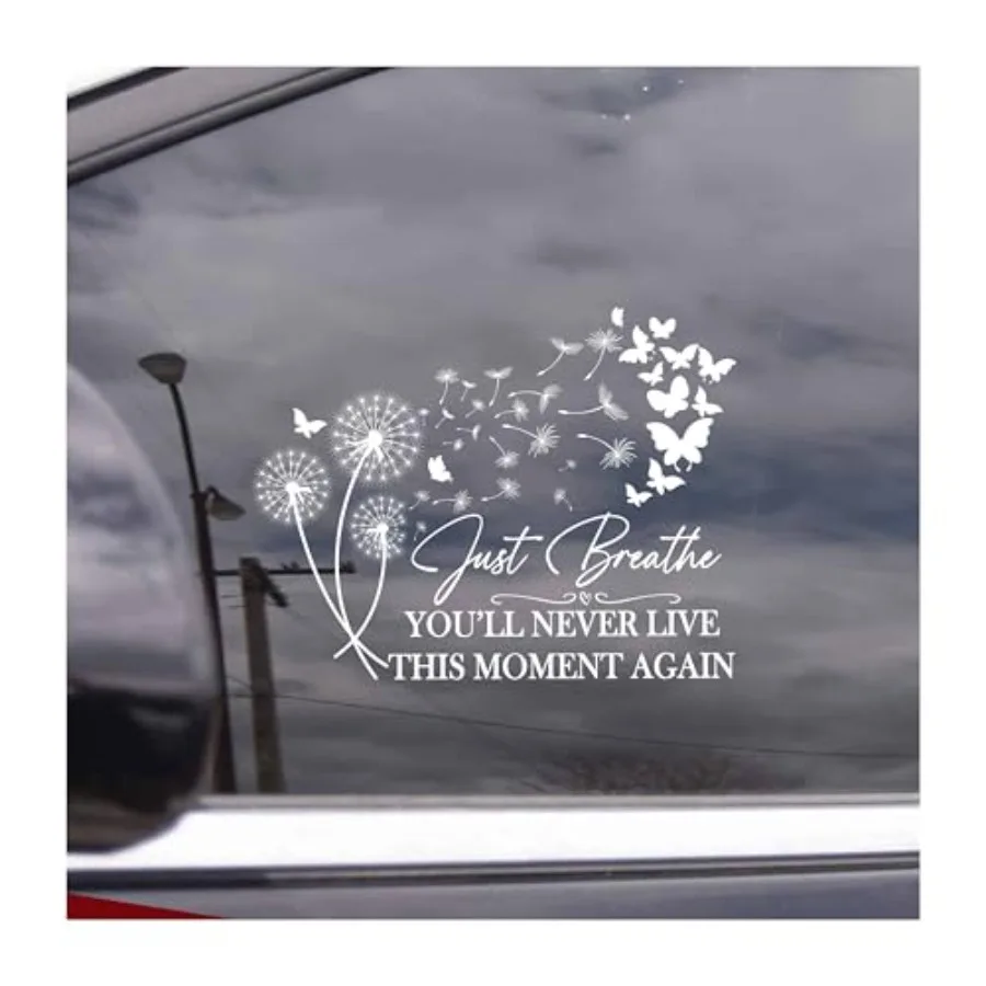 Just Breath You'll Never Live This Moment Again Decal, UV DTF Transfer Car Decal, Yoga Quote Car Window Stickers, Decals for Wo
Just Breath You'll Never Live This Moment Again Decal, UV DTF Transfer Car Decal, Yoga Quote Car Window Stickers, Decals for Wo
