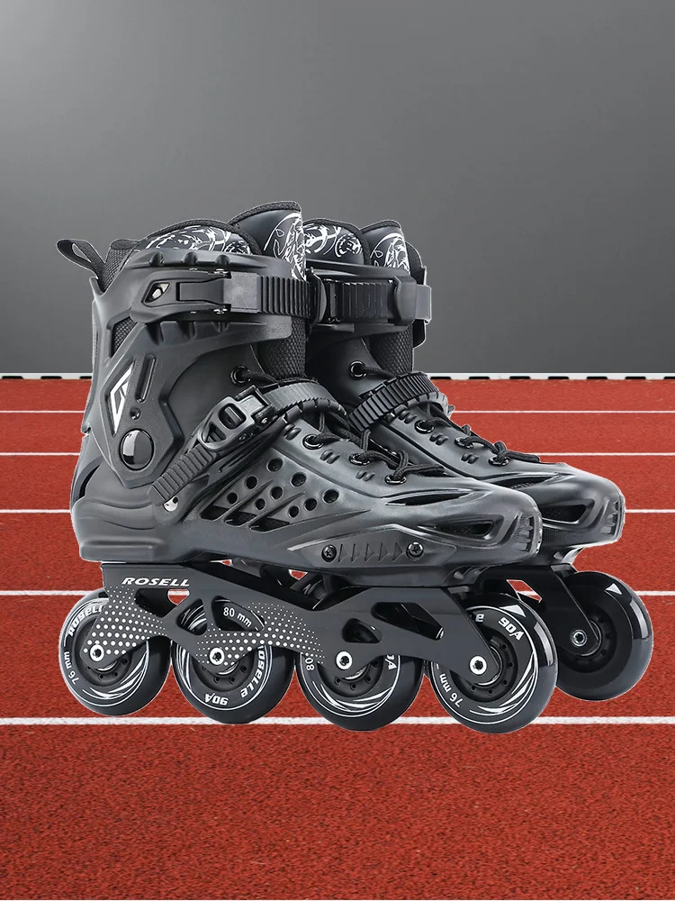 Adult inline pu roller skates for men and women beginners adult fancy flat shoes.
Adult inline pu roller skates for men and women beginners adult fancy flat shoes.