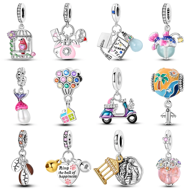 Luminous Bulb Charms Fit Qikaola Original Bracelet 925 Sterling Silver Colorful Balloon House Tram Charms Beads DIY Jewelry Gift
Luminous Bulb Charms Fit Qikaola Original Bracelet 925 Sterling Silver Colorful Balloon House Tram Charms Beads DIY Jewelry Gift