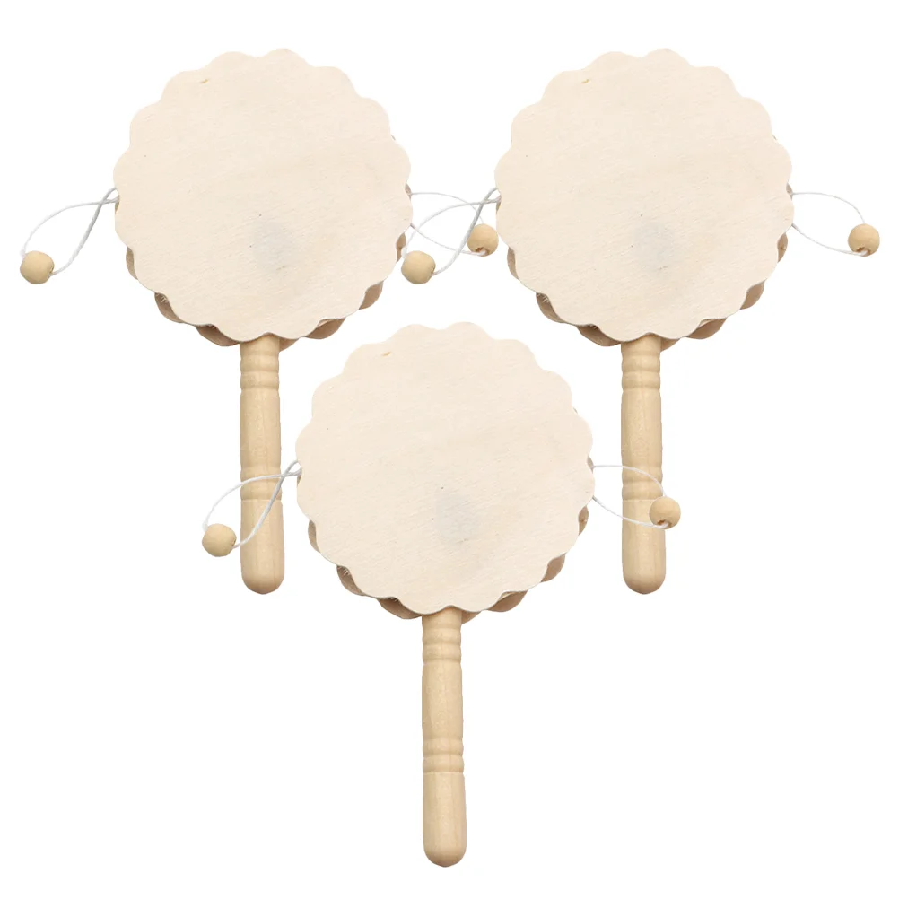 3 Pcs Rattle Drum Toys Unfinished Wood Craft Kids Painting Instrument Safe Materials Creativity Lasting Easy
3 Pcs Rattle Drum Toys Unfinished Wood Craft Kids Painting Instrument Safe Materials Creativity Lasting Easy