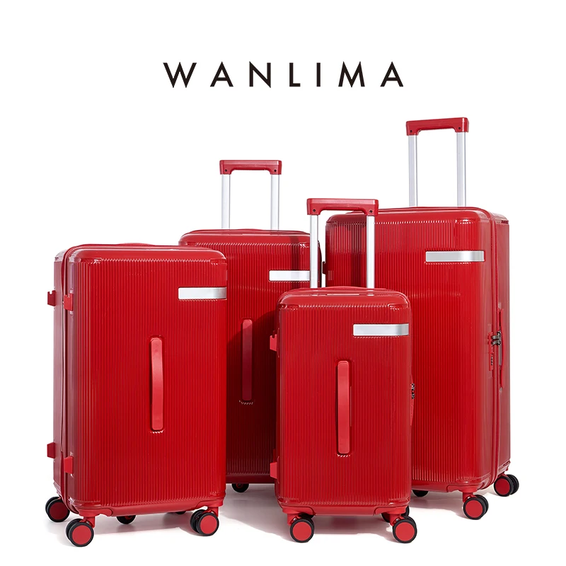 WANLIMA Agate Red 20 24 26 28" PC Multifunctional Quiet Spinner Suitcase (Red Rolling Luggage/Travel Carry On Trolley Luggage)
WANLIMA Agate Red 20 24 26 28" PC Multifunctional Quiet Spinner Suitcase (Red Rolling Luggage/Travel Carry On Trolley Luggage)