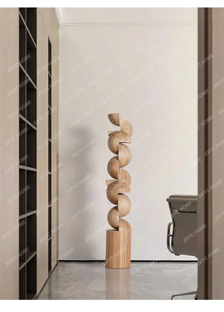 Endless Pillar Geometric Creative Solid Wood Sculpture Artwork Floor-to-Floor Ornament Hotel Entrance Decoration
Endless Pillar Geometric Creative Solid Wood Sculpture Artwork Floor-to-Floor Ornament Hotel Entrance Decoration