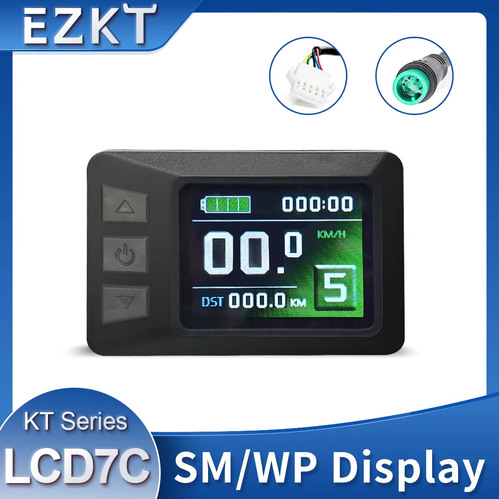 KT Ebike Display LCD7C TFT 24 В/36 В/48 В Панель электрического велосипеда ЖК-дисплей Smart Control ЖК-дисплей Ebike
KT Ebike Display LCD7C TFT 24 В/36 В/48 В Панель электрического велосипеда ЖК-дисплей Smart Control ЖК-дисплей Ebike