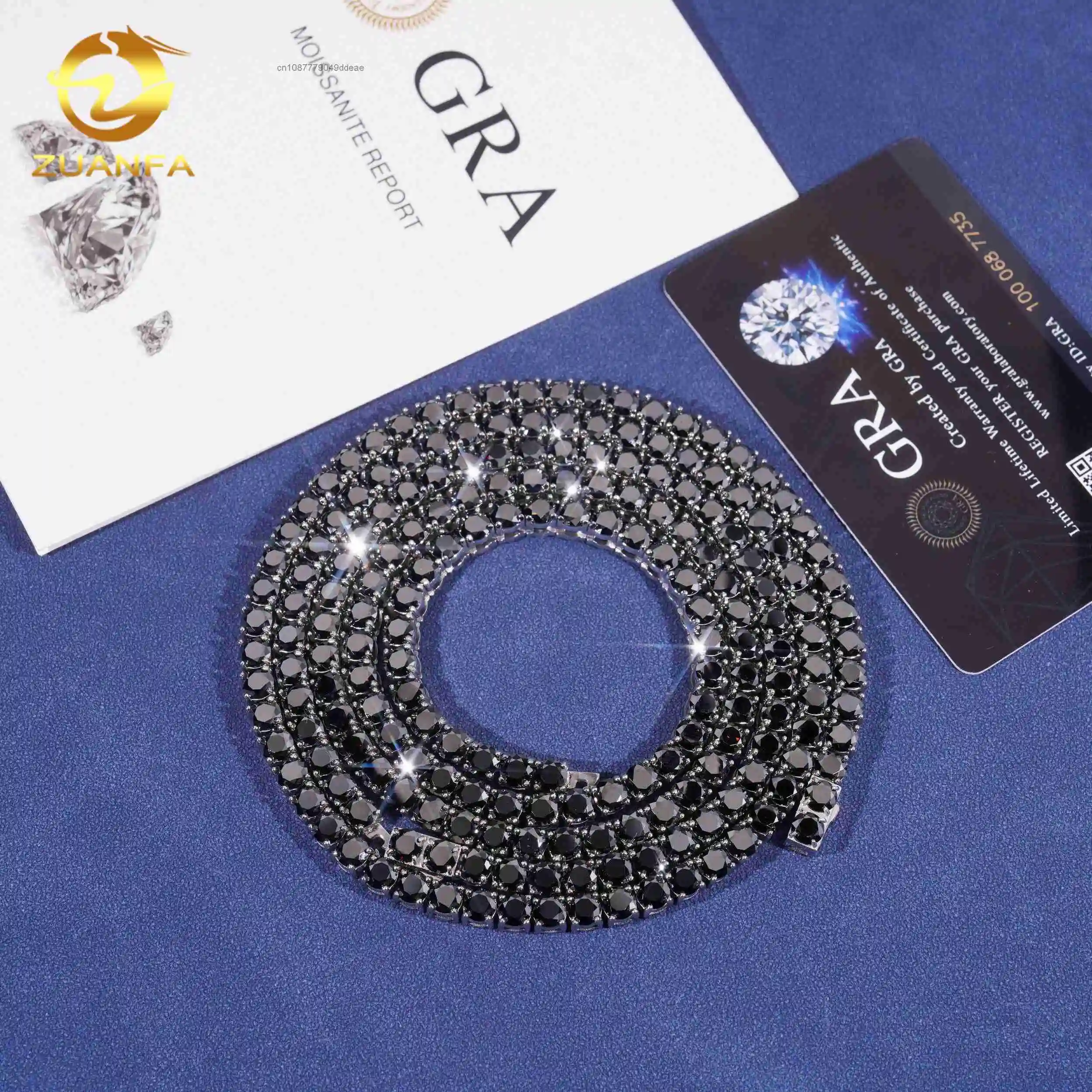 S925 necklace Moissanite Wholesale Fast Shipping 316L Stainless Steel Tennis Chain Iced Out Jewelry Hip Hop Black Moissanite
S925 necklace Moissanite Wholesale Fast Shipping 316L Stainless Steel Tennis Chain Iced Out Jewelry Hip Hop Black Moissanite