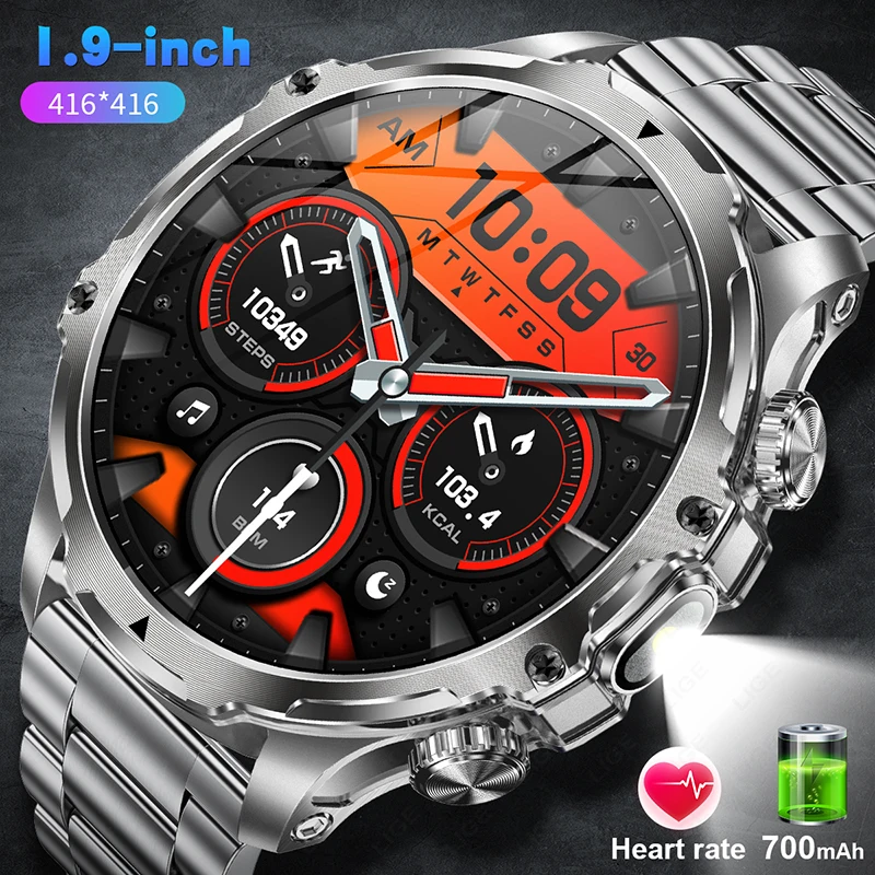 LIGE Men Outdoors Sports Smart Watch AK75 Flashlight 700mah Large Battery Bluetooth Calling LED Light Fitness Tracker Smartwatch
LIGE Men Outdoors Sports Smart Watch AK75 Flashlight 700mah Large Battery Bluetooth Calling LED Light Fitness Tracker Smartwatch