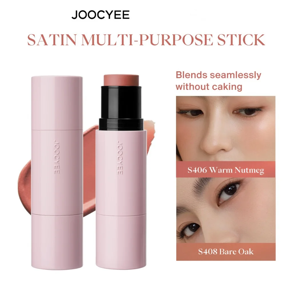 JOOCYEE Blusher GLAZED MULTI-PURPOSE STICK Long-lasting SATIN Blush for Eyes and Cheeks Original Real Makeup Cosmetics
JOOCYEE Blusher GLAZED MULTI-PURPOSE STICK Long-lasting SATIN Blush for Eyes and Cheeks Original Real Makeup Cosmetics