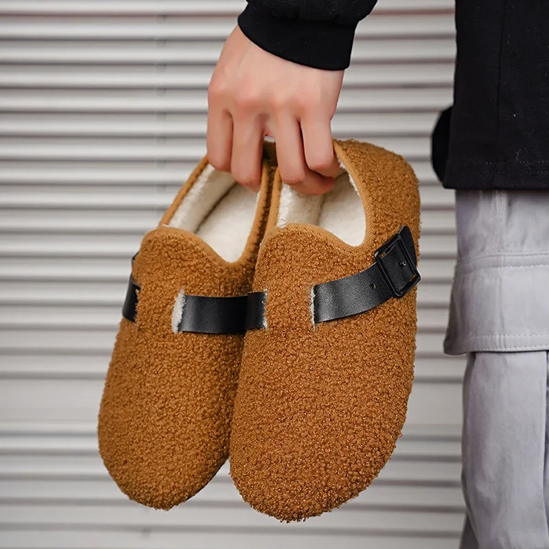 New Warm Cotton Men Shoes Winter Slip on Lightweight Slippers Women Plush Bedroom Home Cotton Loafers Unisex Winter Warm Shoes
New Warm Cotton Men Shoes Winter Slip on Lightweight Slippers Women Plush Bedroom Home Cotton Loafers Unisex Winter Warm Shoes