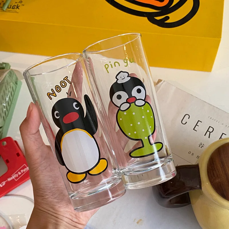 Cute Penguin Glass Water Bottle Cool Cold Water Bottle Household Drinkware Coffee Tea Water Juice Milk Drinkware for Gifts
Cute Penguin Glass Water Bottle Cool Cold Water Bottle Household Drinkware Coffee Tea Water Juice Milk Drinkware for Gifts