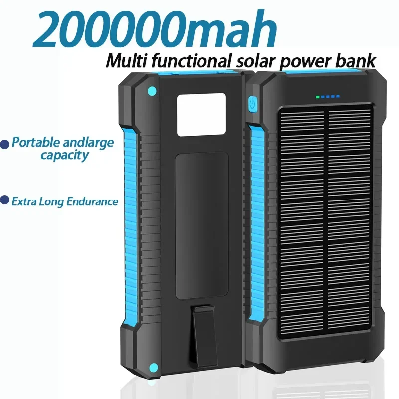 200000mah Solar Power Bank for Convenient and Fast Charging, USB Port Charger, Suitable for Xiaomi LED Lights
200000mah Solar Power Bank for Convenient and Fast Charging, USB Port Charger, Suitable for Xiaomi LED Lights