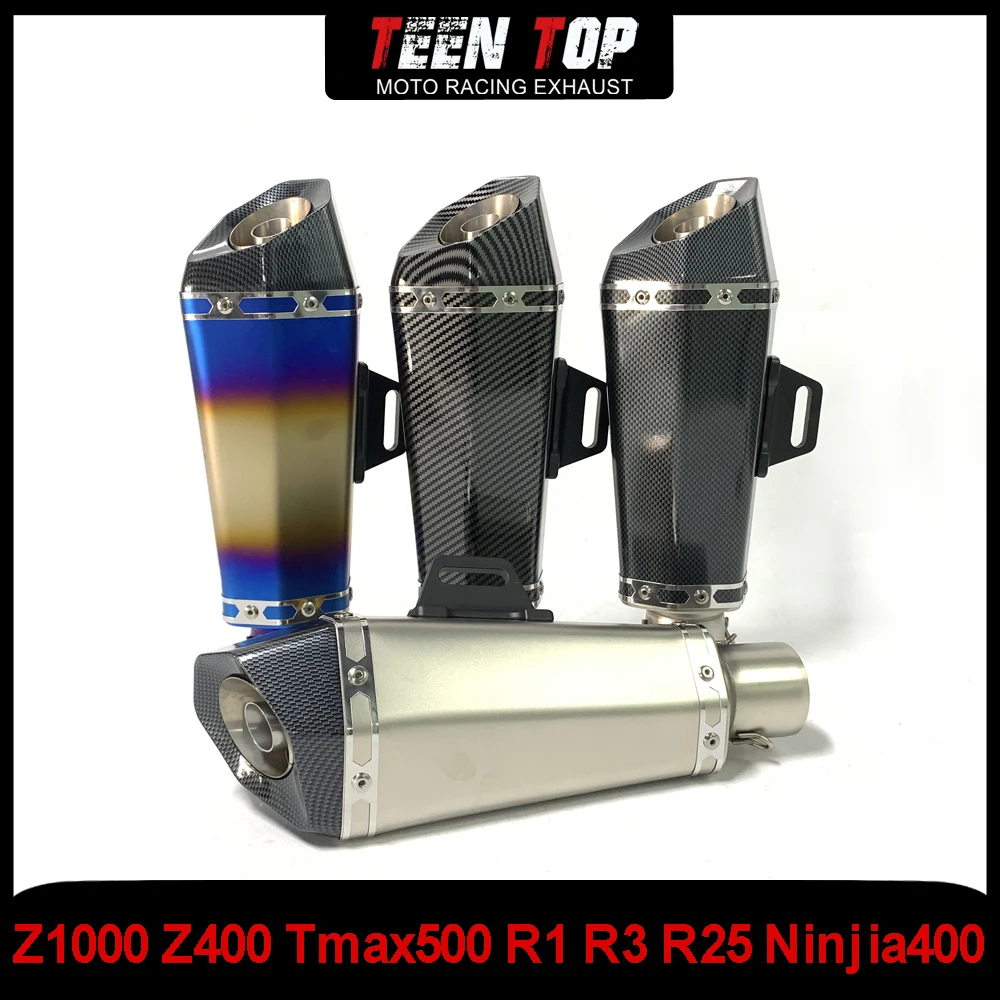 Motorcycle Universal Exhaust Muffler Escape System 51mm Z1000 Z400 Tmax500 R1 R3 R25 Ninjia400 Stainless Steel With Db Killer
Motorcycle Universal Exhaust Muffler Escape System 51mm Z1000 Z400 Tmax500 R1 R3 R25 Ninjia400 Stainless Steel With Db Killer