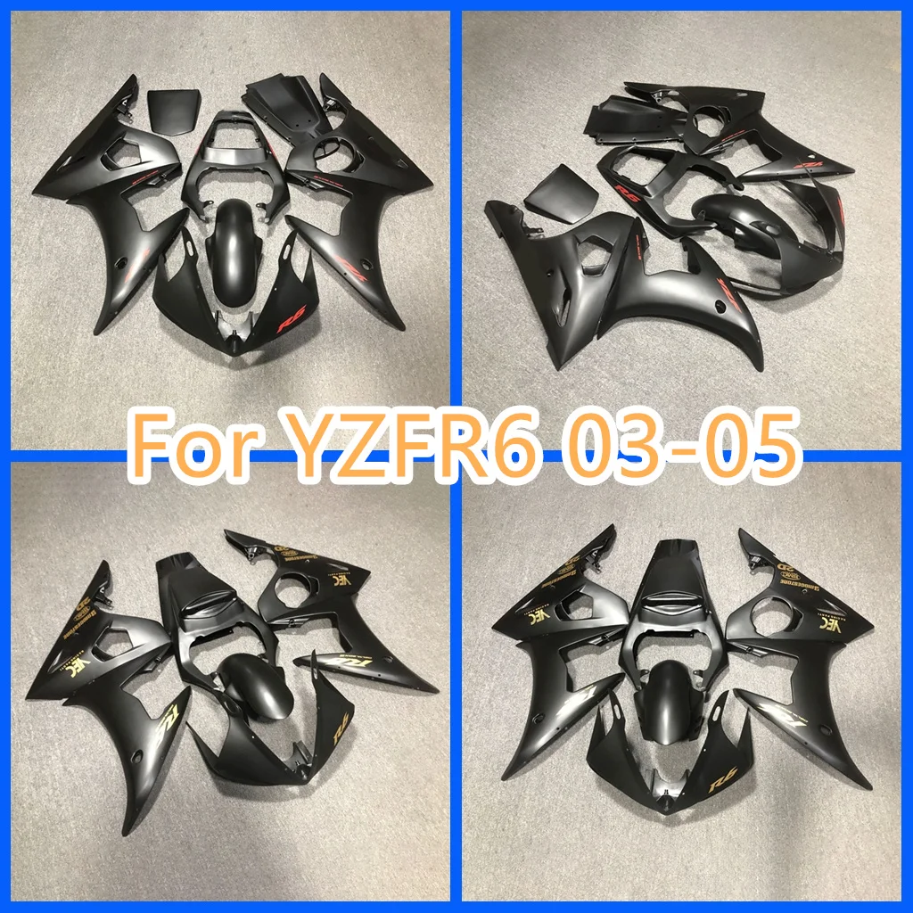 Motorcycle Bodywork Custom Shell For Yamaha YZFR6 2003 2004 2005 YZF600 03 04 05 YZFR-R6 YZF R6 Matte Black Fairing kits
Motorcycle Bodywork Custom Shell For Yamaha YZFR6 2003 2004 2005 YZF600 03 04 05 YZFR-R6 YZF R6 Matte Black Fairing kits