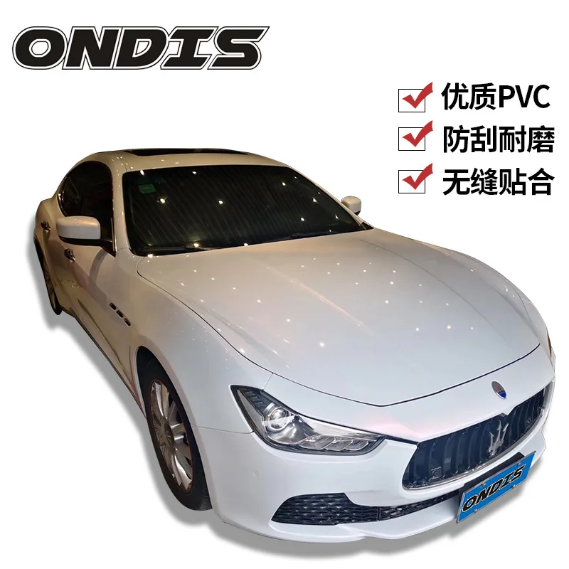 Car Body Color Changing Film, Pearlescent White Color Changing Flash Point, Full Vehicle Coating
Car Body Color Changing Film, Pearlescent White Color Changing Flash Point, Full Vehicle Coating